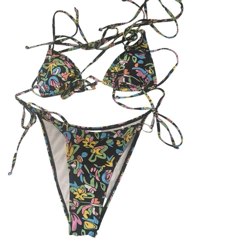 Floral Print Bikini Set